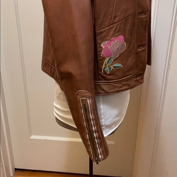 Guess GBrand Leather Jacket M - Picture 4 of 16